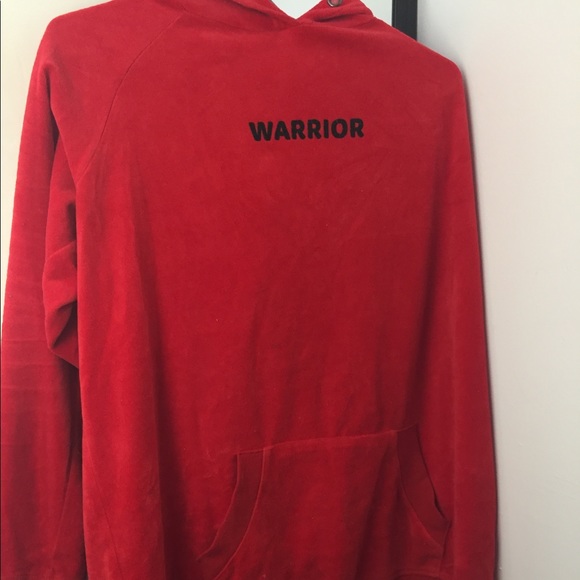 red crushed velvet warrior hoodie rue21 - Picture 2 of 3